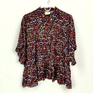 Maeve by Anthropologie Short Sleeve Blouse